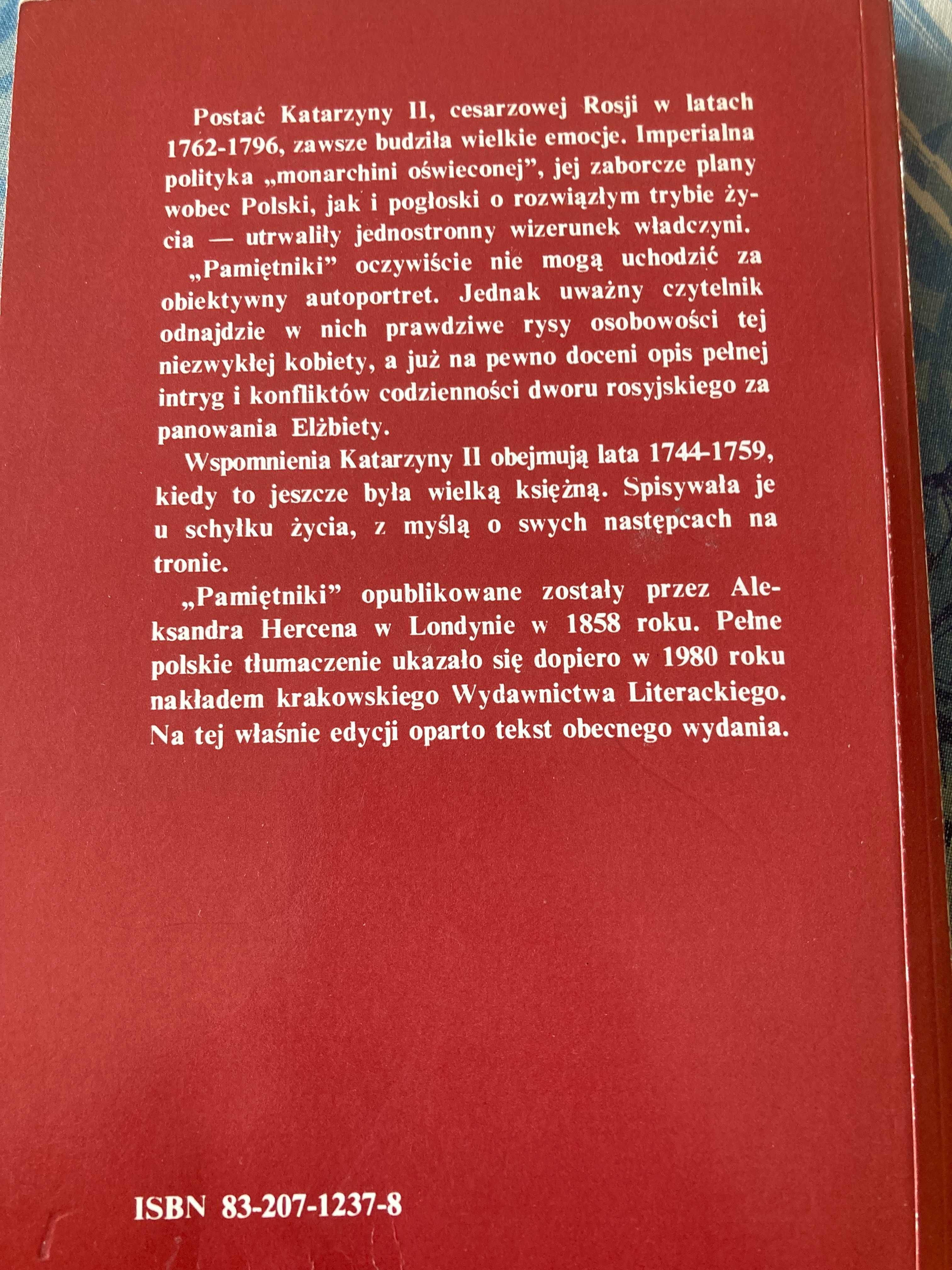Pamiętniki cesarzowej Katarzyny II