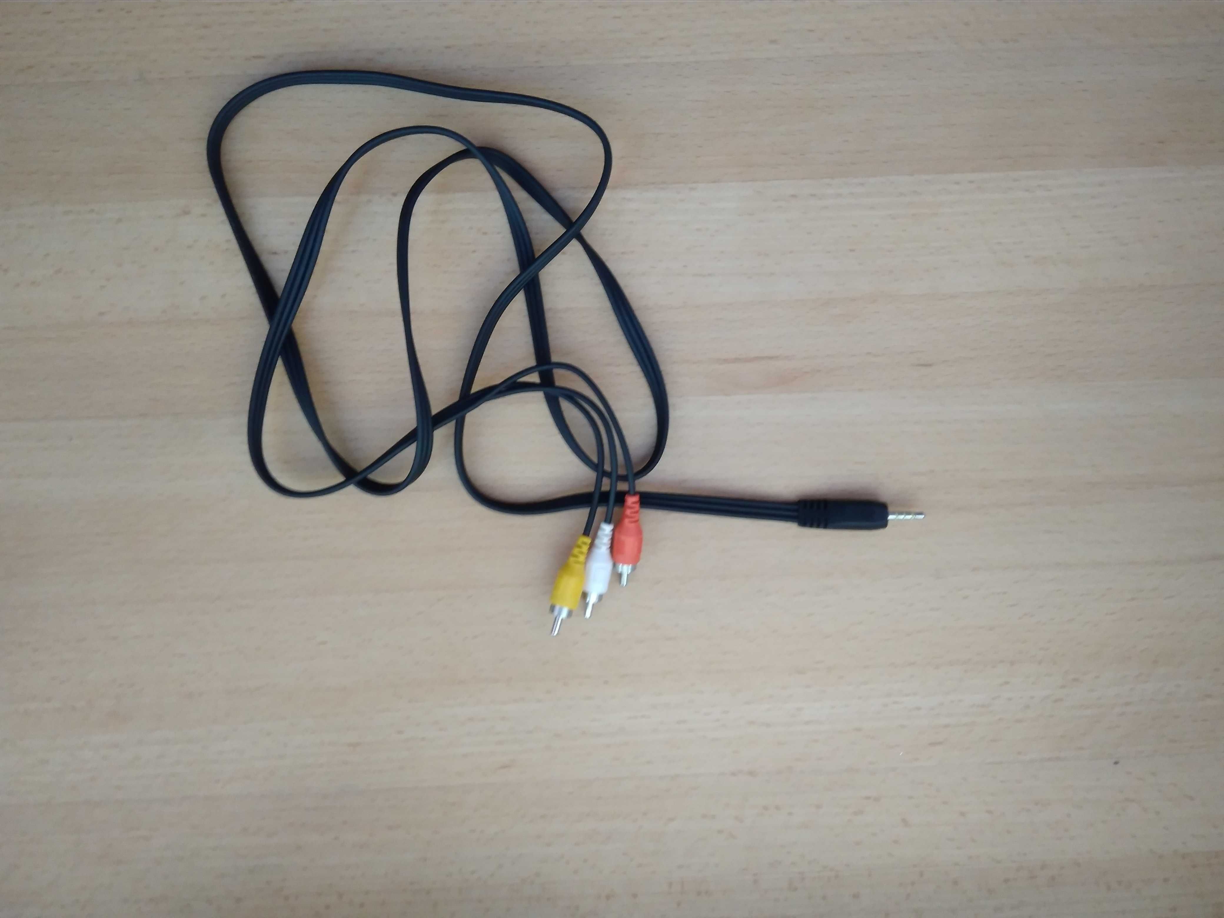 kabel przewód mini jack 3,5 mm-3 x cinch 1,5m