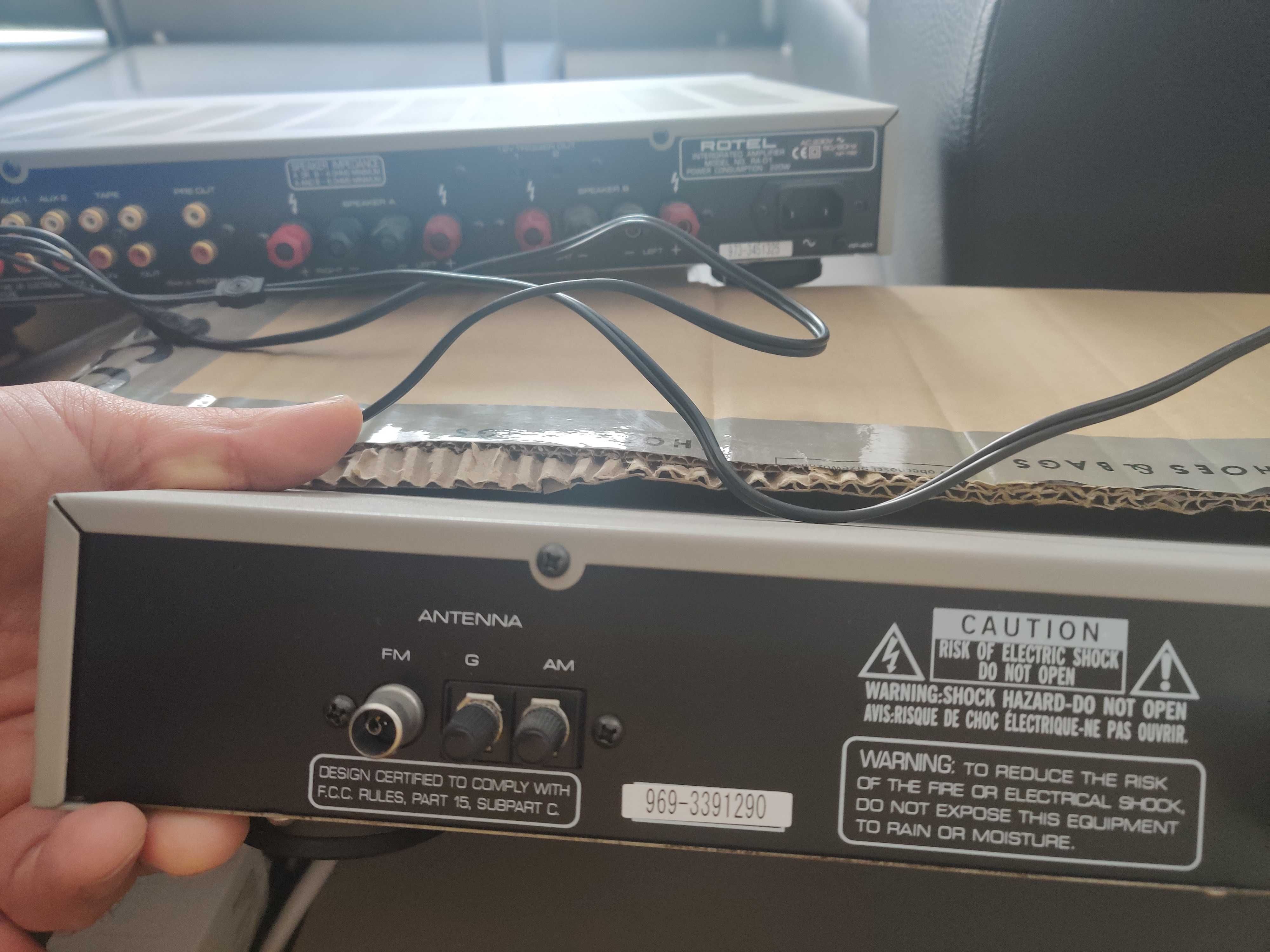 Rotel zestaw hi-end hi-fi jak nowy