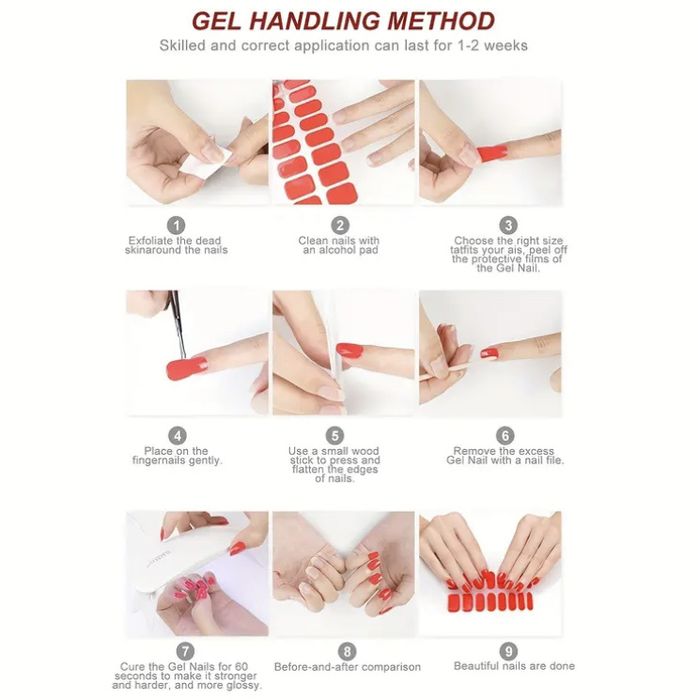 Гелеві (лакові) наклейки для нігтів