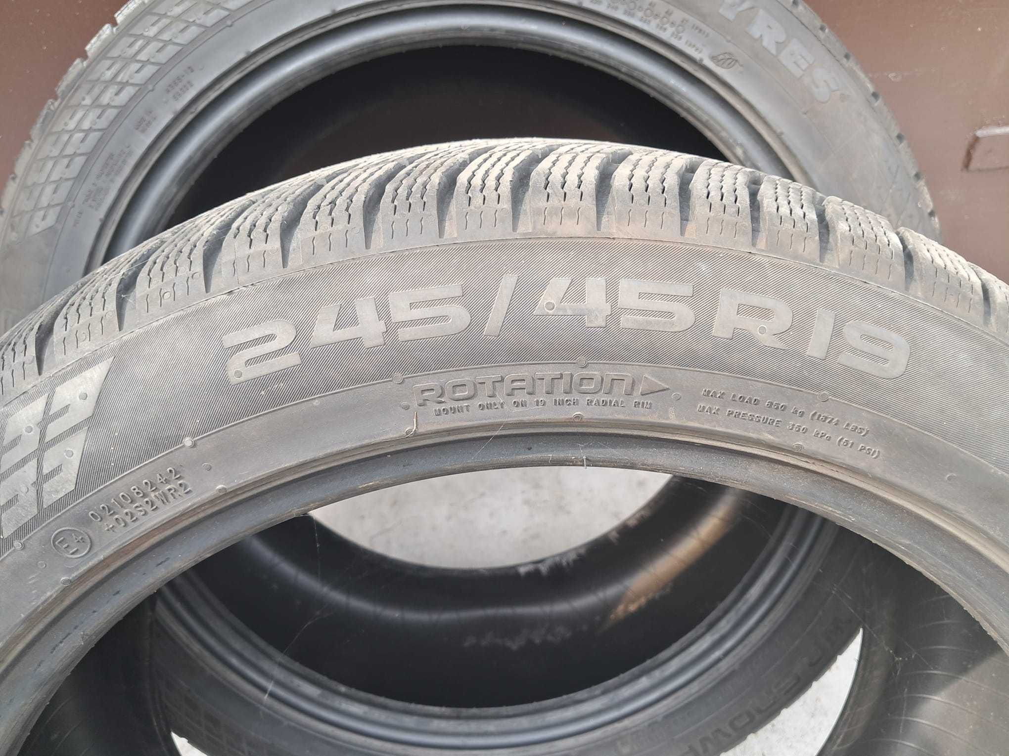 Nokian WR Snowproof 2x 275/40 i 2x 245/45 R19