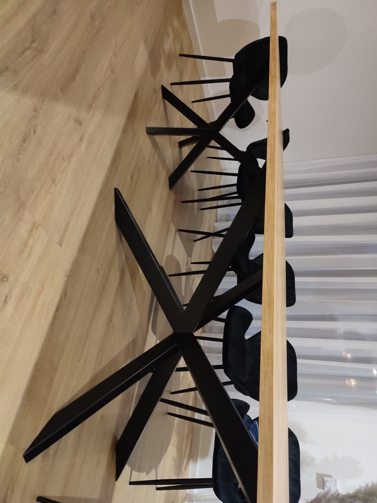 Stół pająk loftowy stelaż metalowy