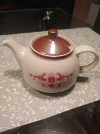 Chodzież porcelanowy czajniczek do parzenia herbaty lata 60