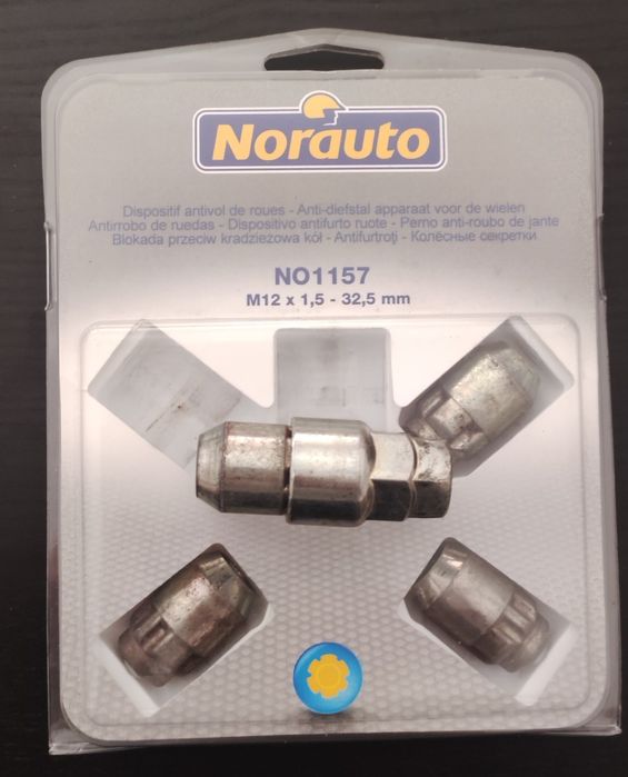 Porcas de segurança carro