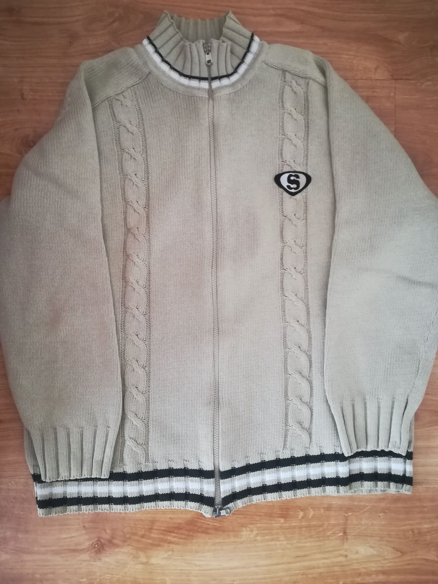 Sweter męski rozpinany roz XL