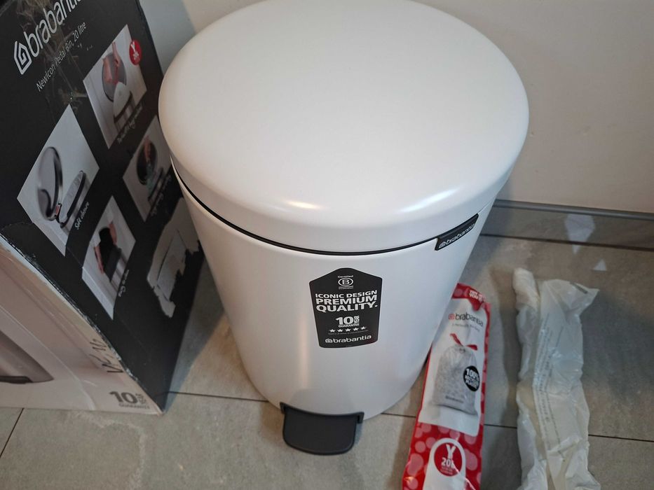 Kosz na śmieci BRABANTIA  20L Biały