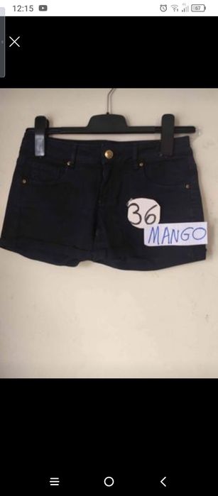 Calções ganga senhora tam 36 Stradivarius zara