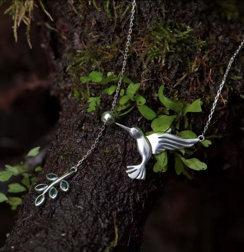 Oryginalny srebrny naszyjnik łańcuch typu choker