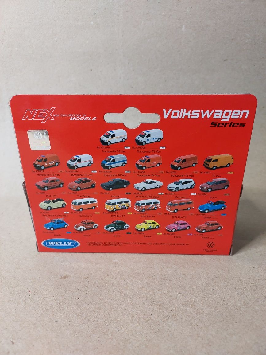 Miniaturas volkswagen 1:43 welly valor por unidade