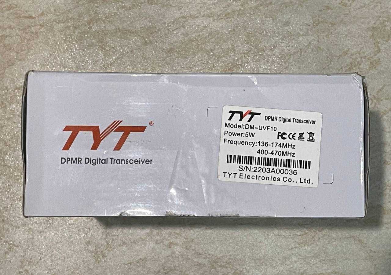 Продаю Цифровий Радіопередавач TYT DM-UVF10 DPMR (FDMA)