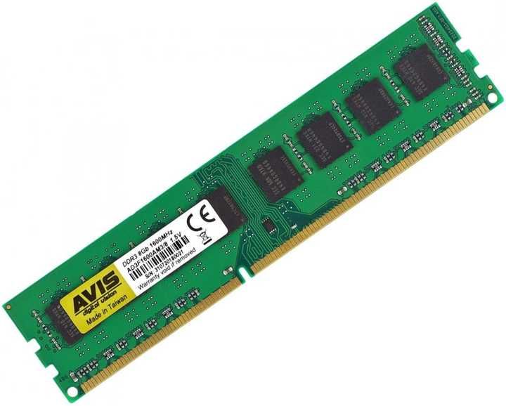 Оперативна пам'ять DDR3-1600 8Gb для систем AMD PC3-12800 AVIS
