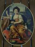 Quadro oval vintage