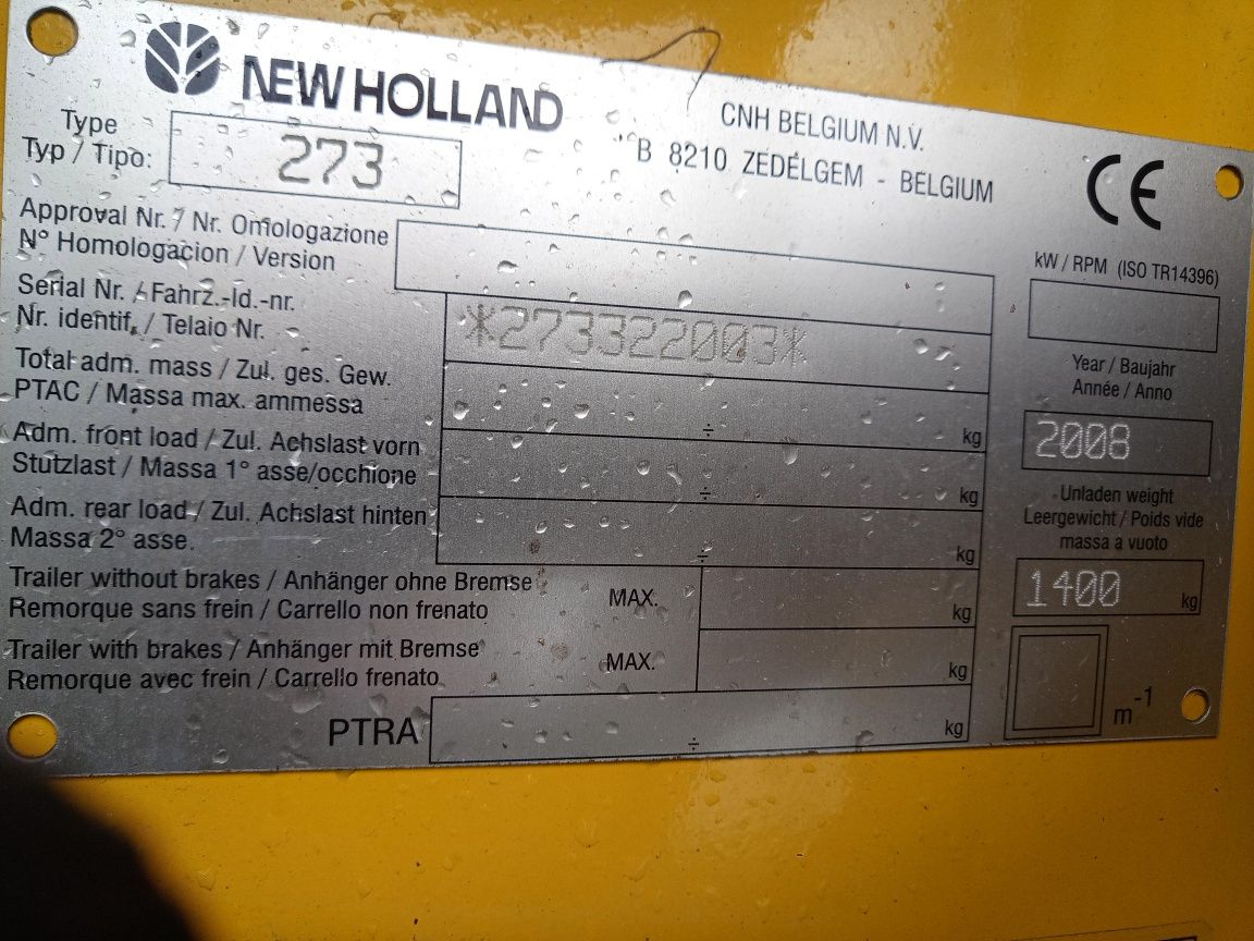 Podbieracz heder New Holland Brutto