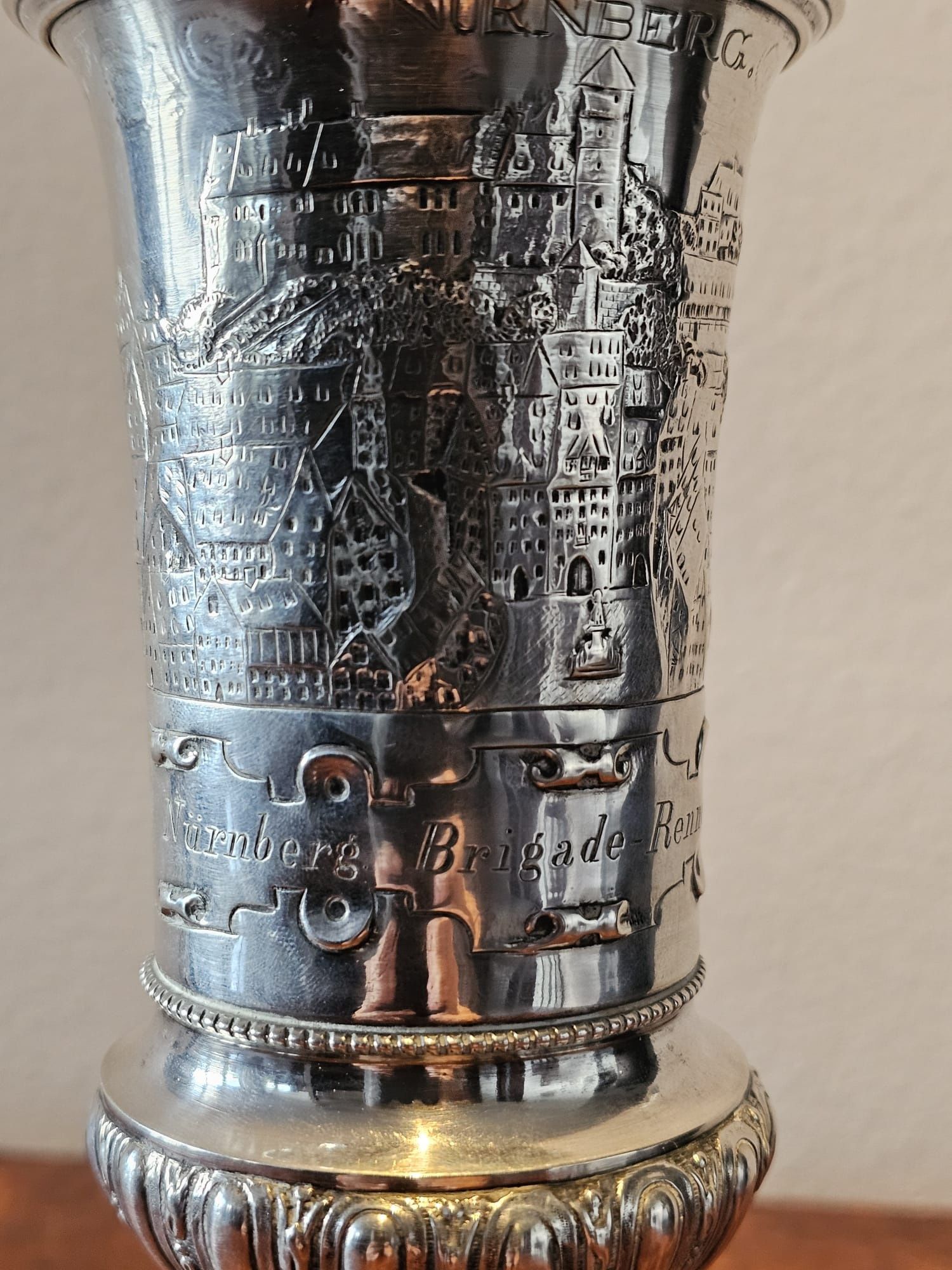 Srebrny kielich Bruckmann & Söhne Heilbronn