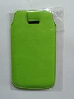 Bolsa para telemóvel em pele verde