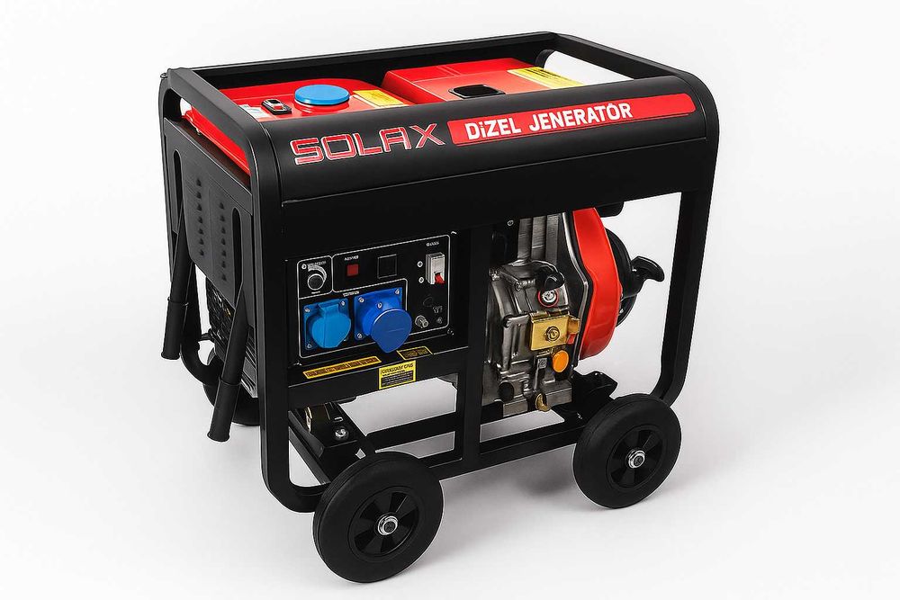 Дизельный генератор SOLAX SDJ10000ME потужність 4,0 кВт - 4,5 кВт