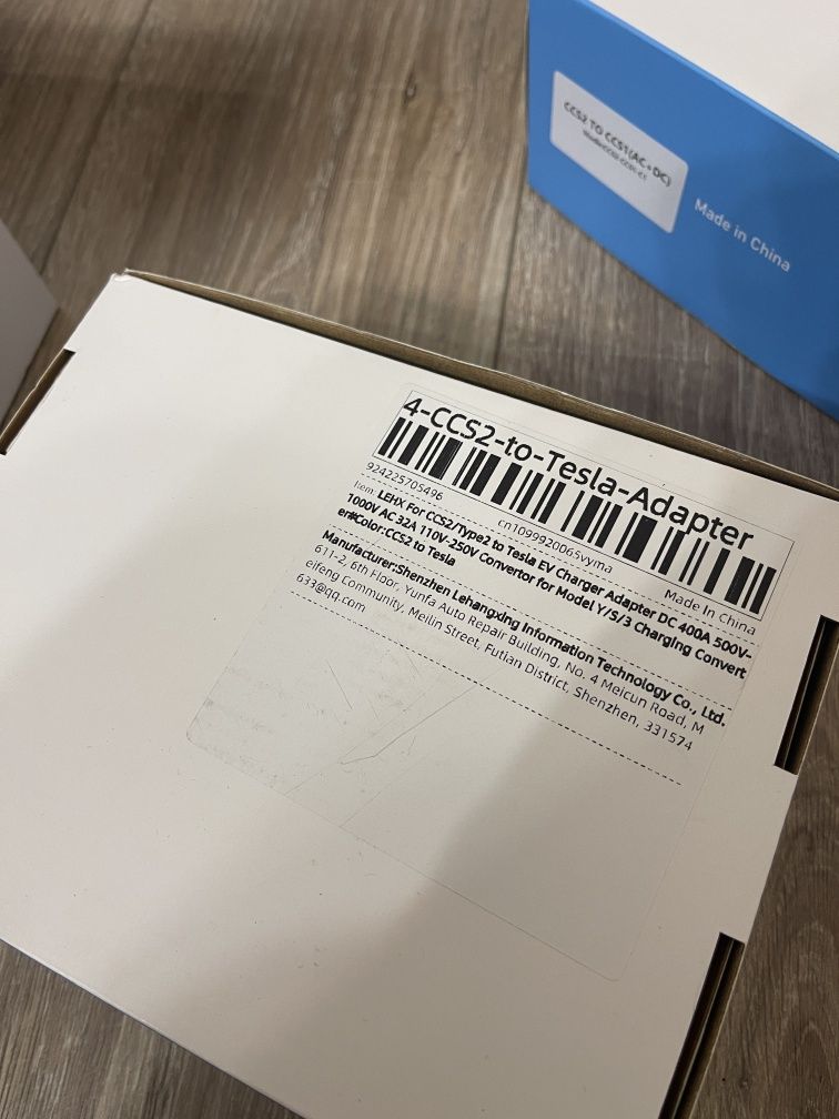 Перехідник 400A Tesla адаптер 2в1 ccs2 - Tesla type2 - Tesla 400A Тесл