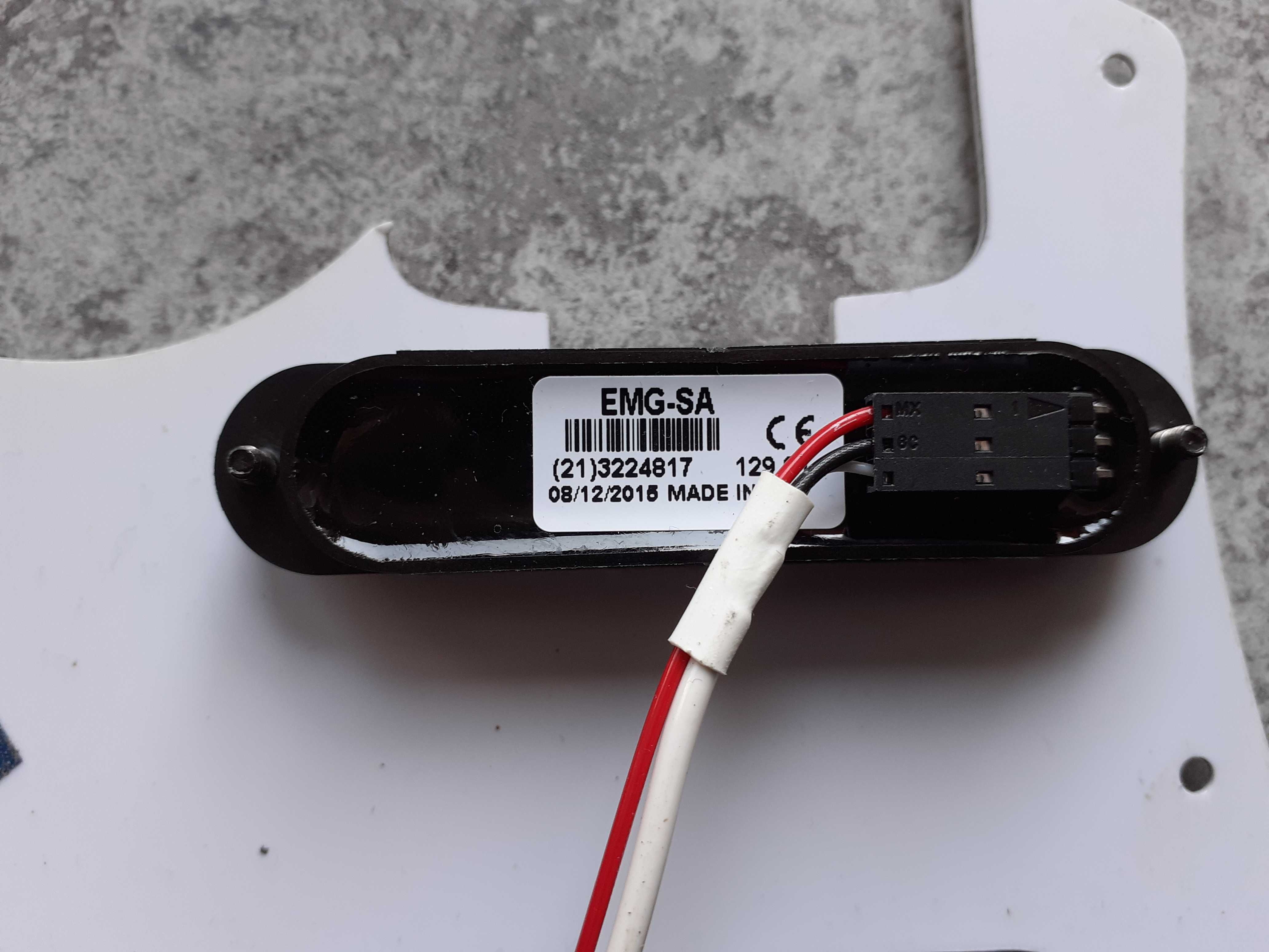 Komplet aktywnych przetworników gitarowych EMG