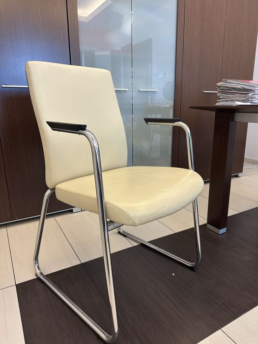 Krzesło biurowe skórzane PROFIm komplet 4szt