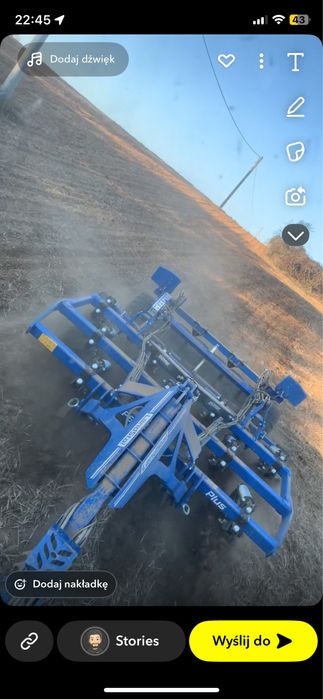 Wynajem głebosz 3 zęby wał tandem DOBA