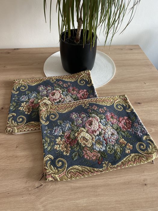 Komplet 2 poszewek gobelinowych