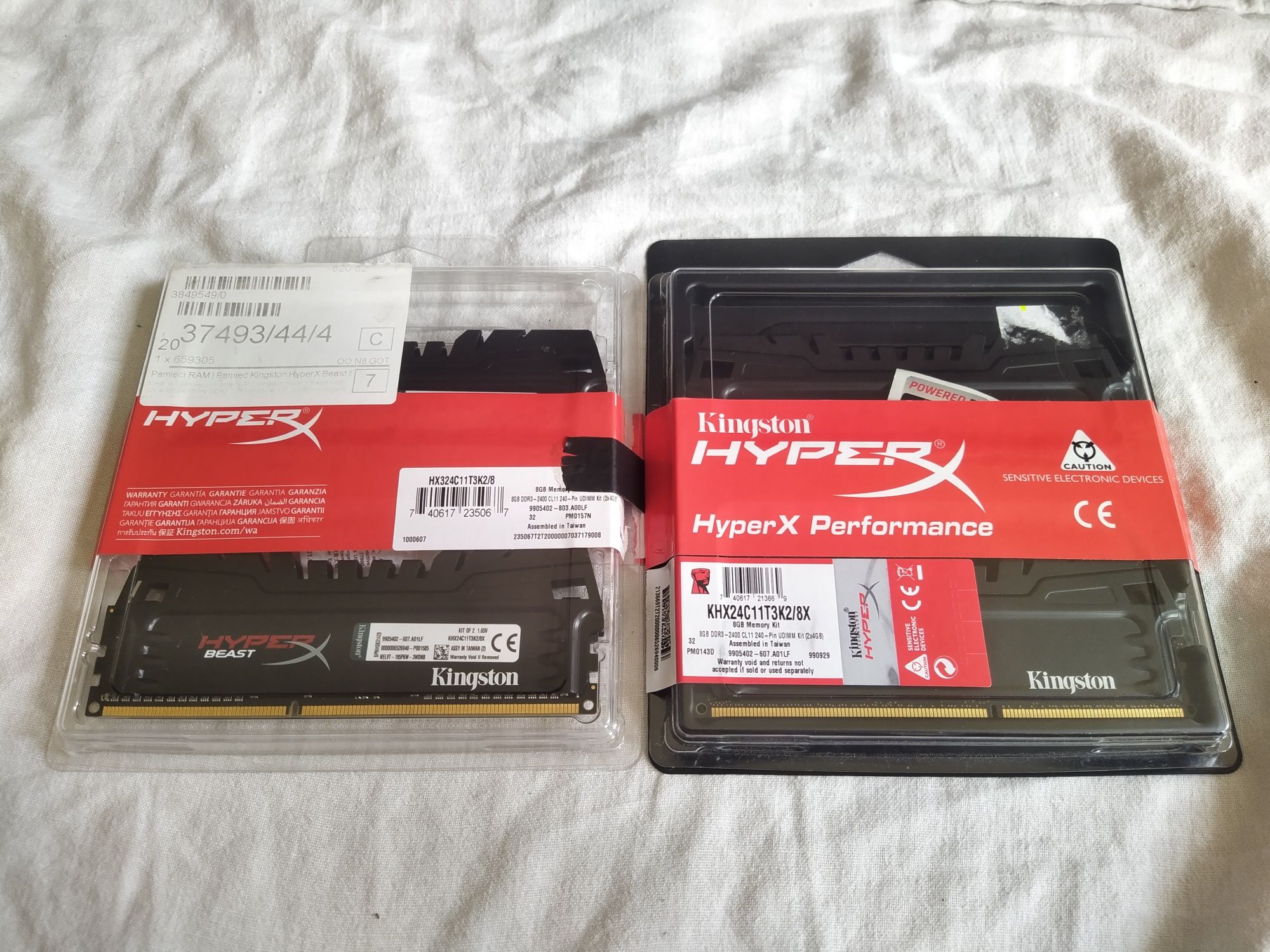 Ram DDR3 16gb 4x4gb 2400mhz
