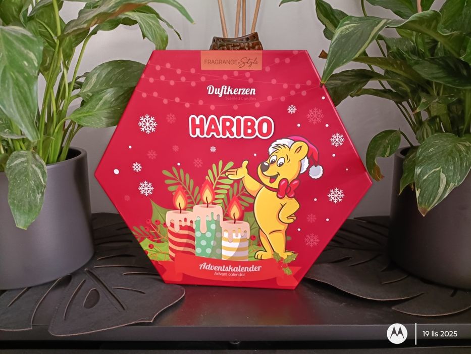 Kalendarz adwentowy Haribo świeczki prezent