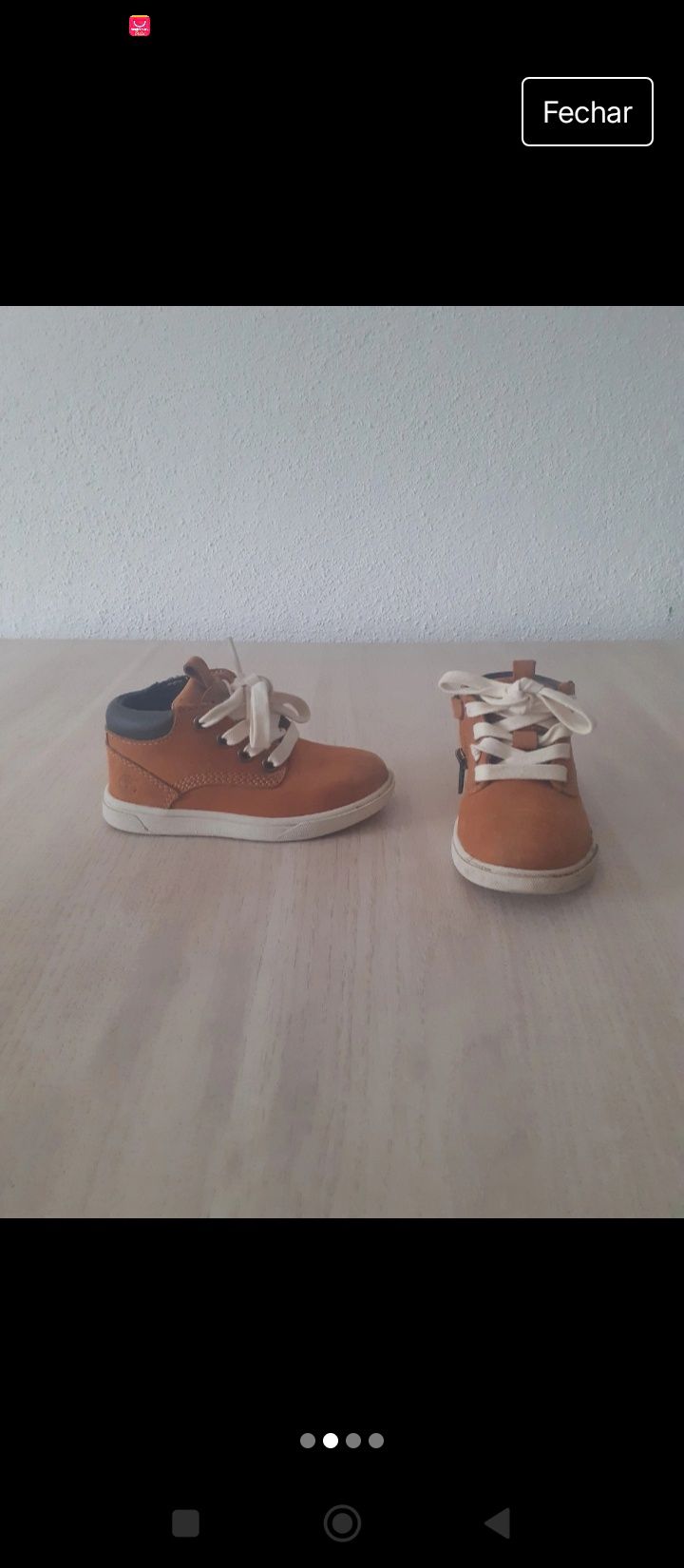 Sapatos Botas Timberland Tamanho 23