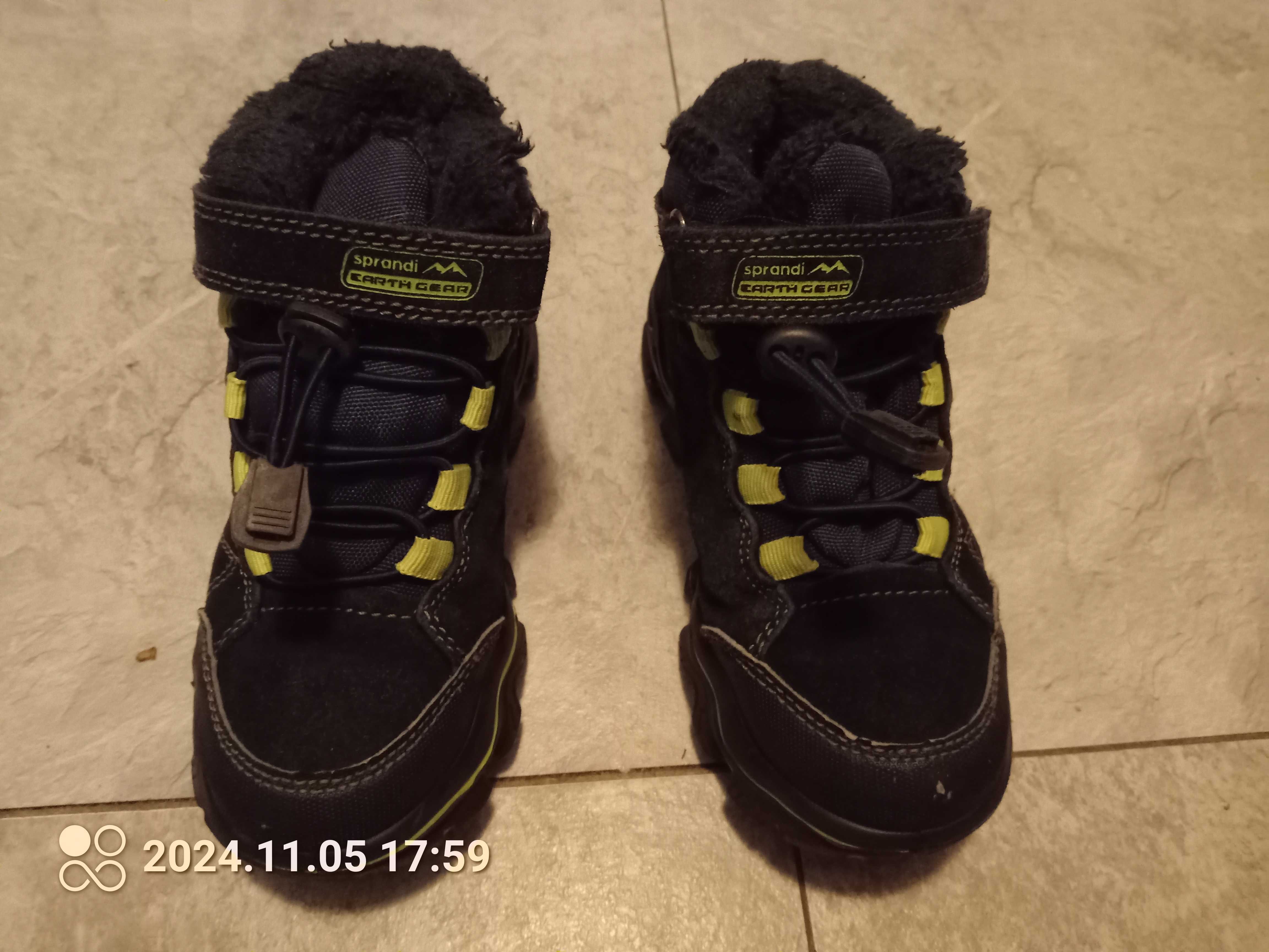 Buty zimowe chłopięce