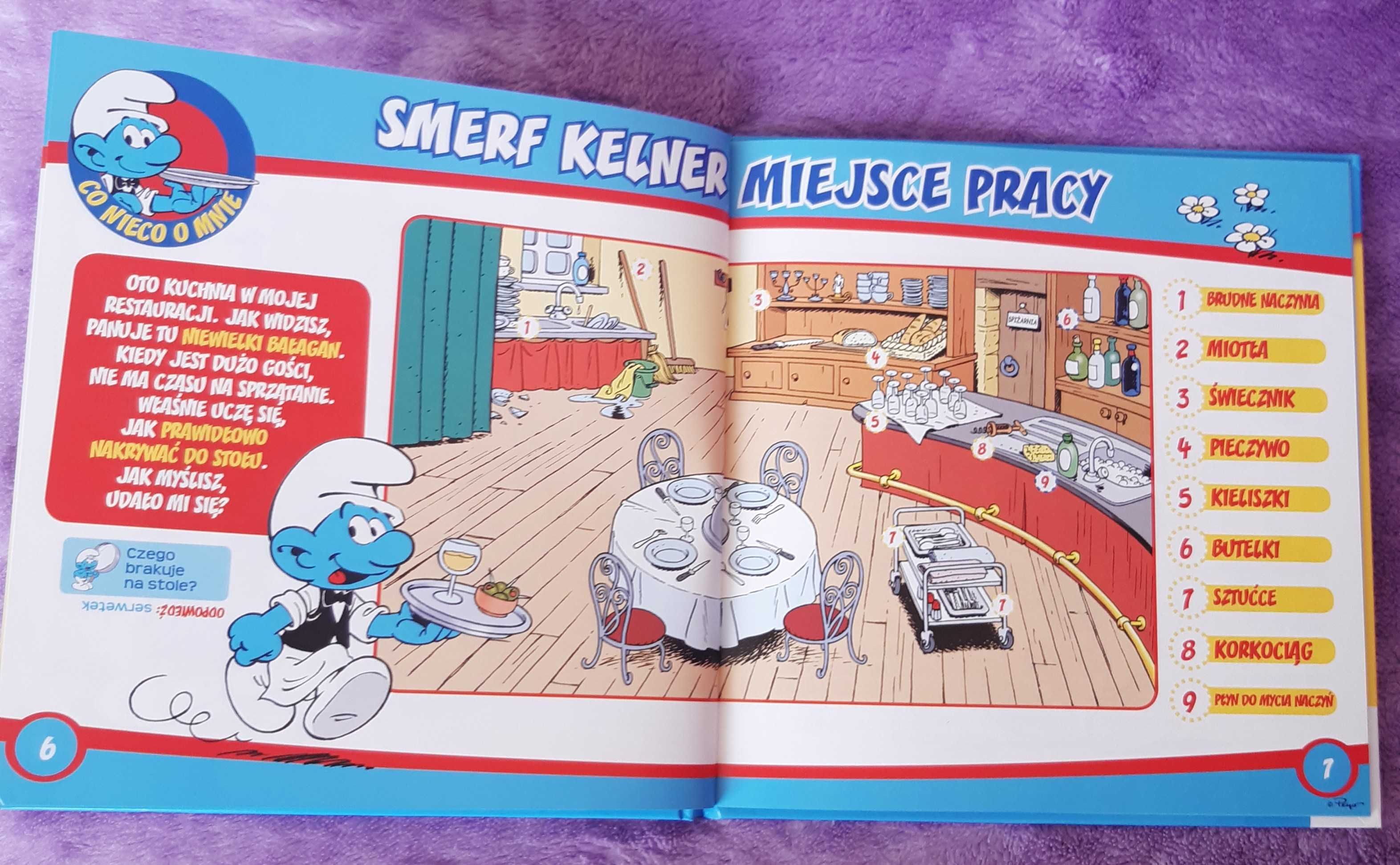 Książeczka Smerf Kelner.