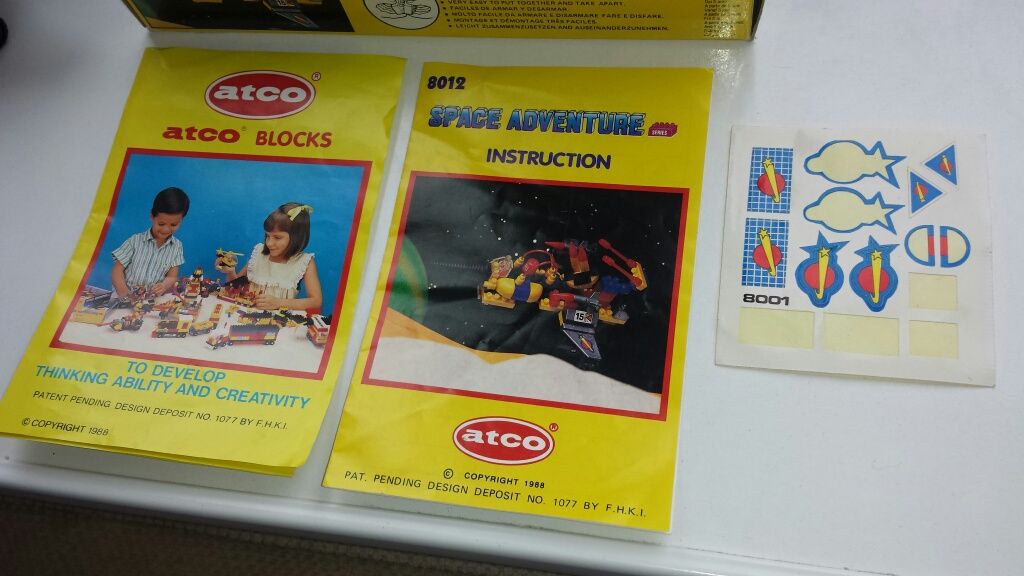 ATCO Space Adventure klocki rarytas