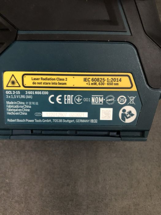 Лінійний нівелір Bosch GCL 2-15