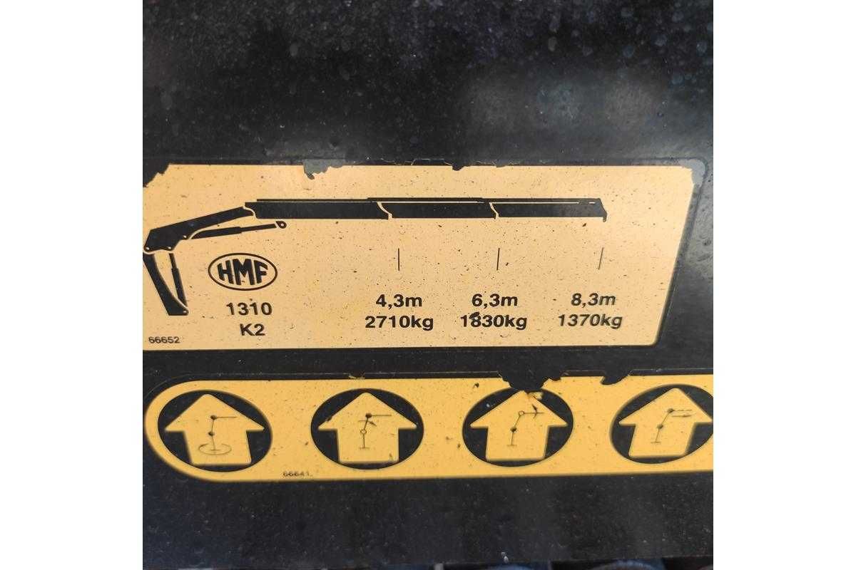 hds manipulator hmf 1310 hiab palfinger radio 2010