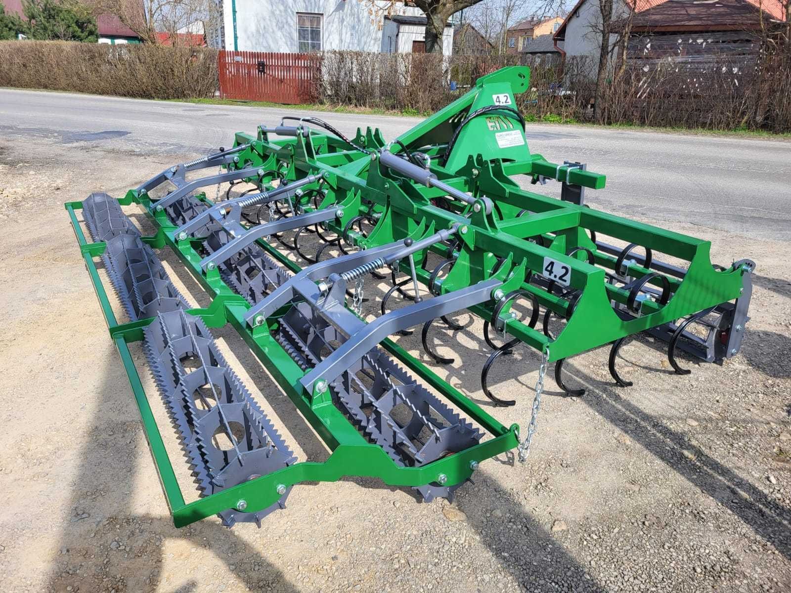 Agregat uprawowo-przedsiewny 2,1-6m HYDRAULICZNY/spulchniacz OD RĘKI