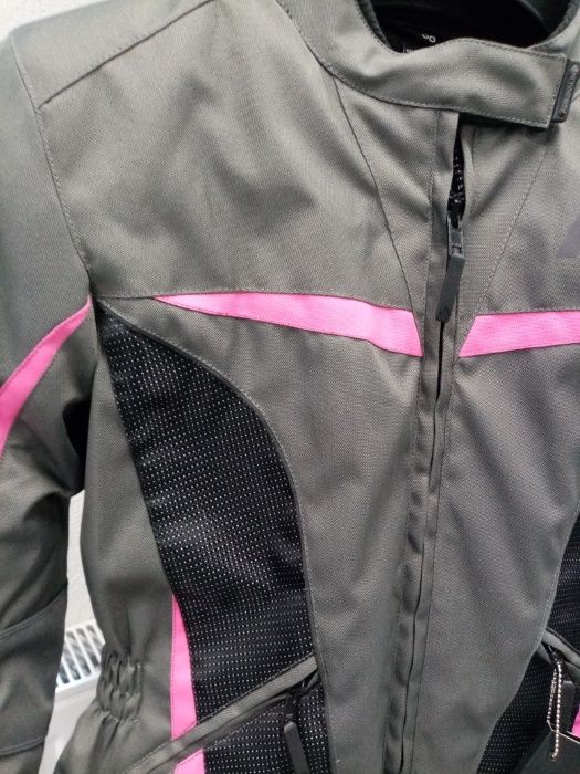 Kurtka turystyczna Adrenaline Love Ride 2.0. PPE kolor szary/róż