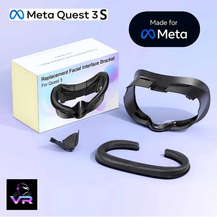 ‼️Meta Quest 3S лицьова накладка з вентиляцією | маска Oculus