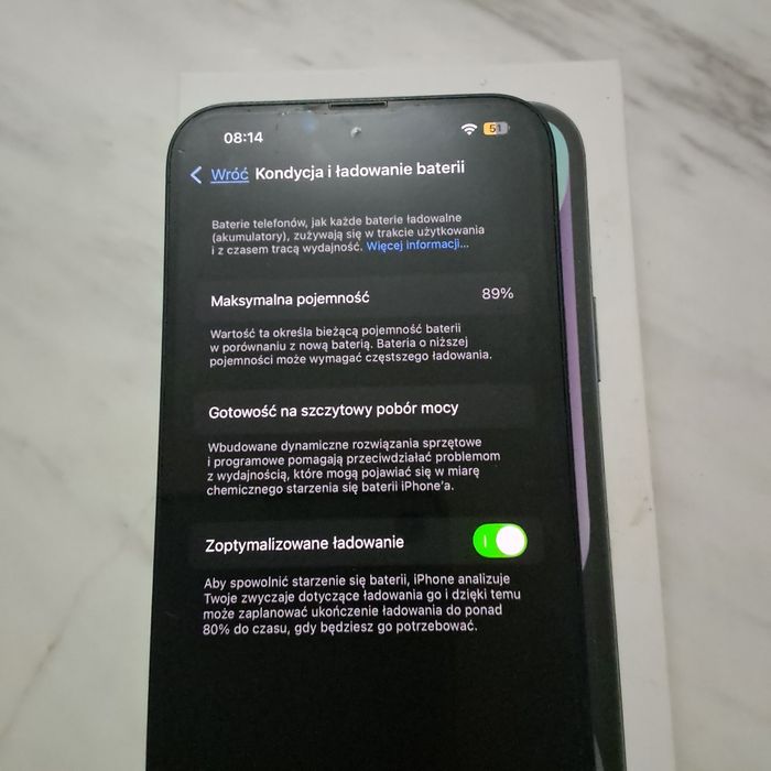 iPhone 14 Plus 256 GB – bardzo dobry stan + folia ochronna + ładowarka