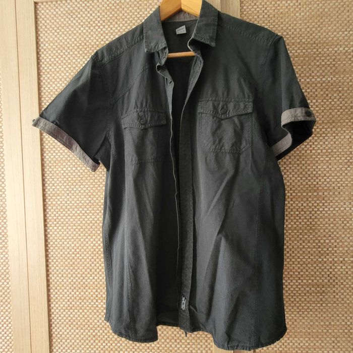 Męska koszula, bawełniana xl, krótki rękaw