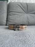 Ремінь burberry silver