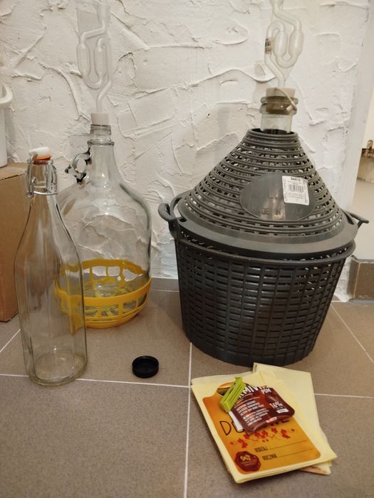 Balon 10l + 5l na wino plus dodatki GĄSIOR winogrona jeśli się pospies