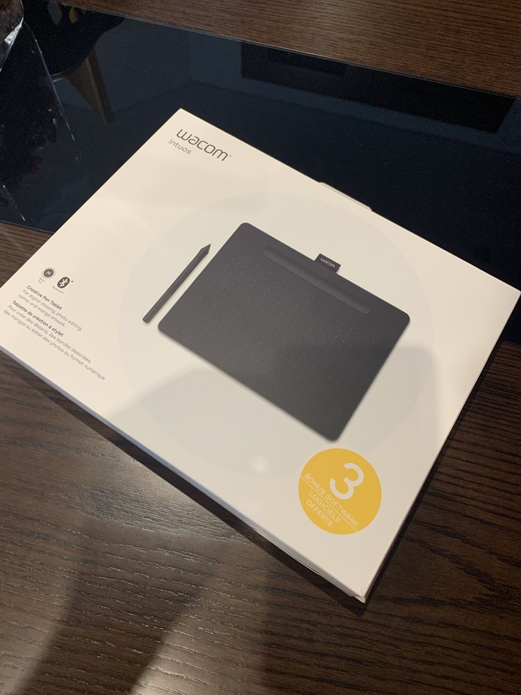 Wacom Intuos Mesa Digitalizadora M Preto Novo