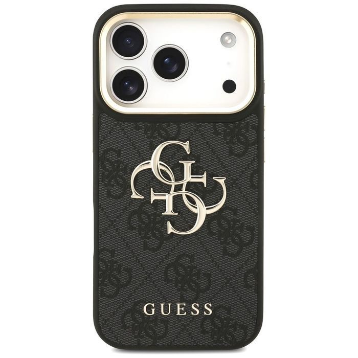 GUESS futerał do iPhone 17 Pro GUHCP17LP4G4BCSK czarny z