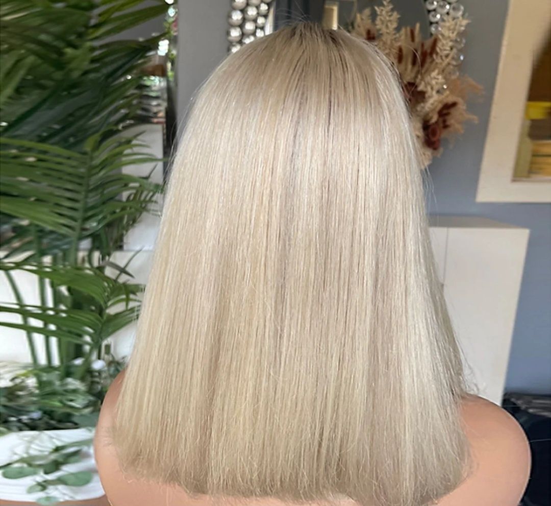 Peruka naturalna 50cm blond