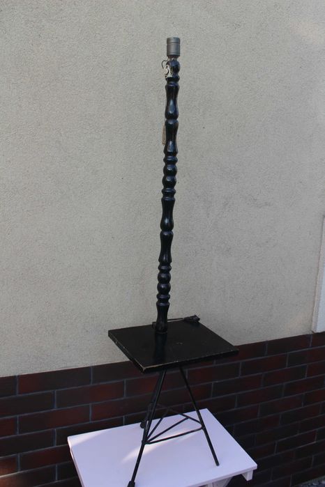 stara lampa podłogowa prl