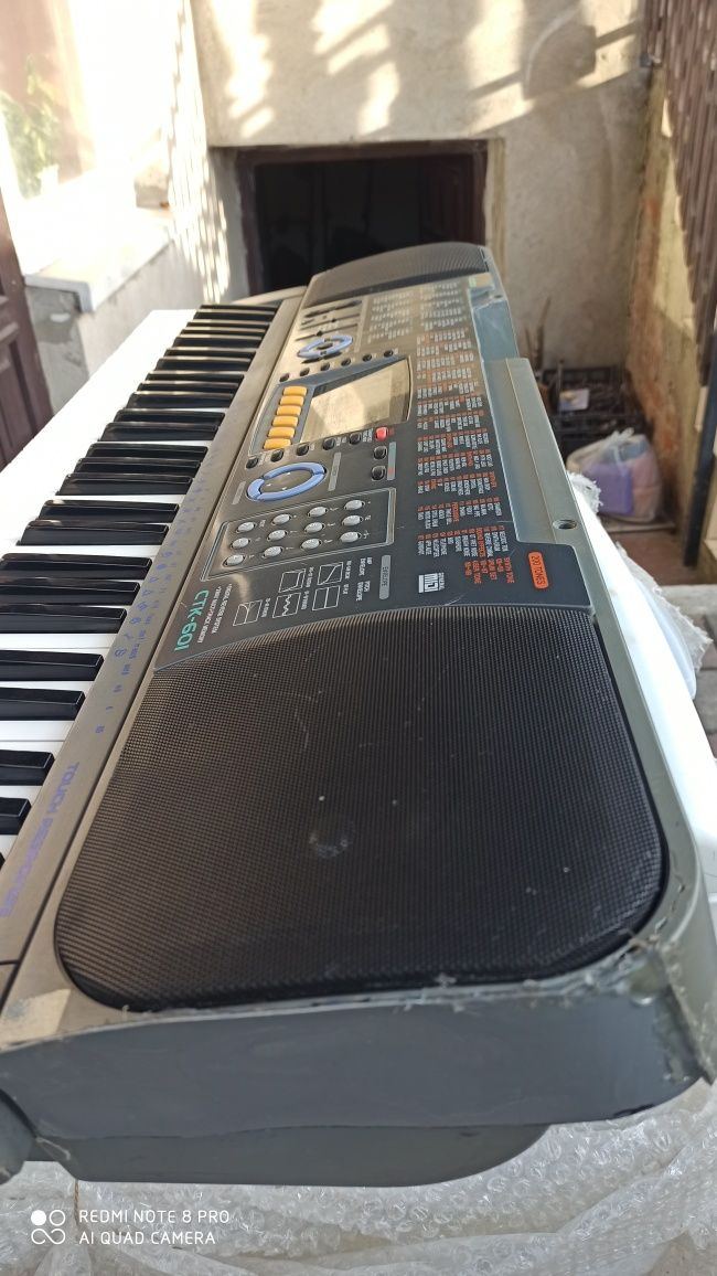 Casio CTK-591, CTK-601 keyboard, klawisze