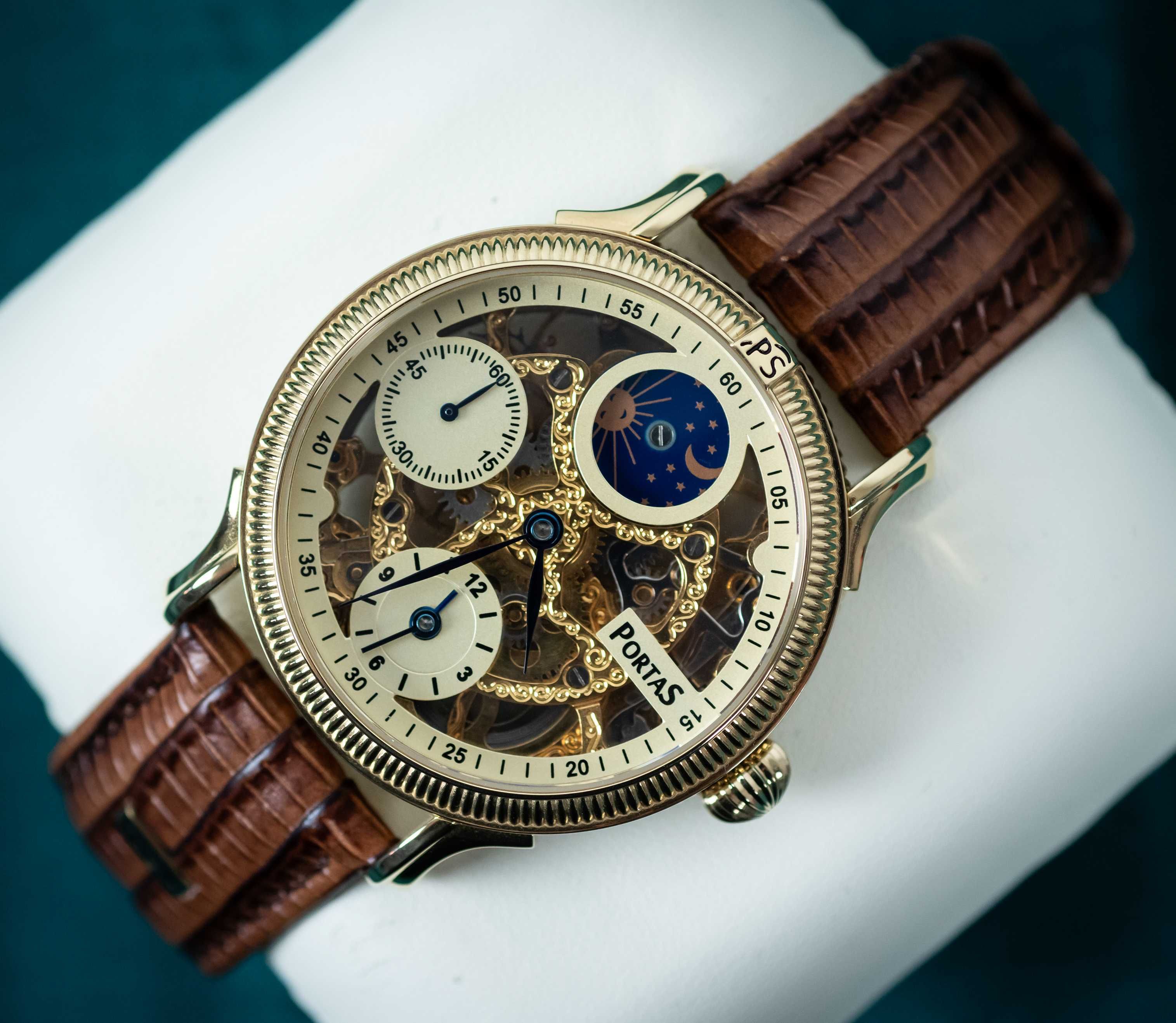 NOWY Zegarek PORTAS PS20I-9730-0DE Dual Time