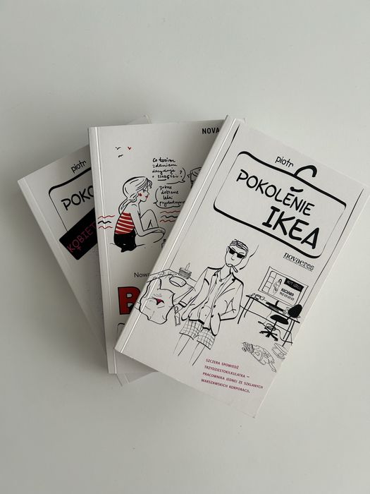 Zestaw 3x nowa książka Pokolenie Ikea Kobiety Brud Piotr C. Erotyka