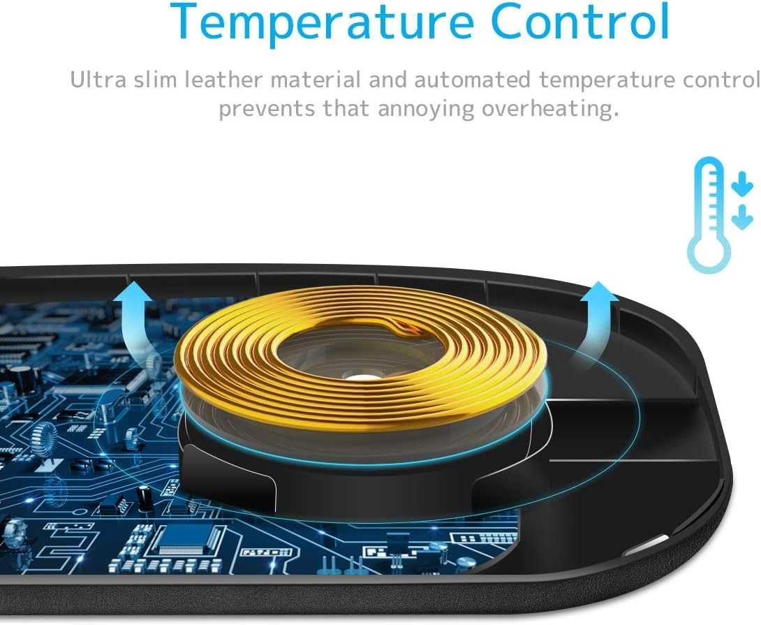 ZealSound 3 x 10W Qi Potrójna Bezprzewodowa Stacja Ładująca