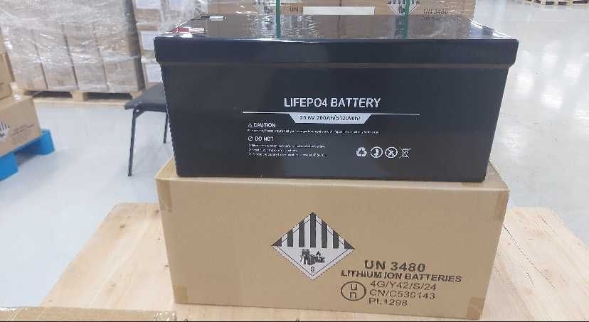 Аккумулятор LiFePO4 24V 200Ah + BMS (5.12кВт)