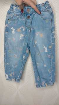 Стильні джинси для дівчинки, 80-86 р